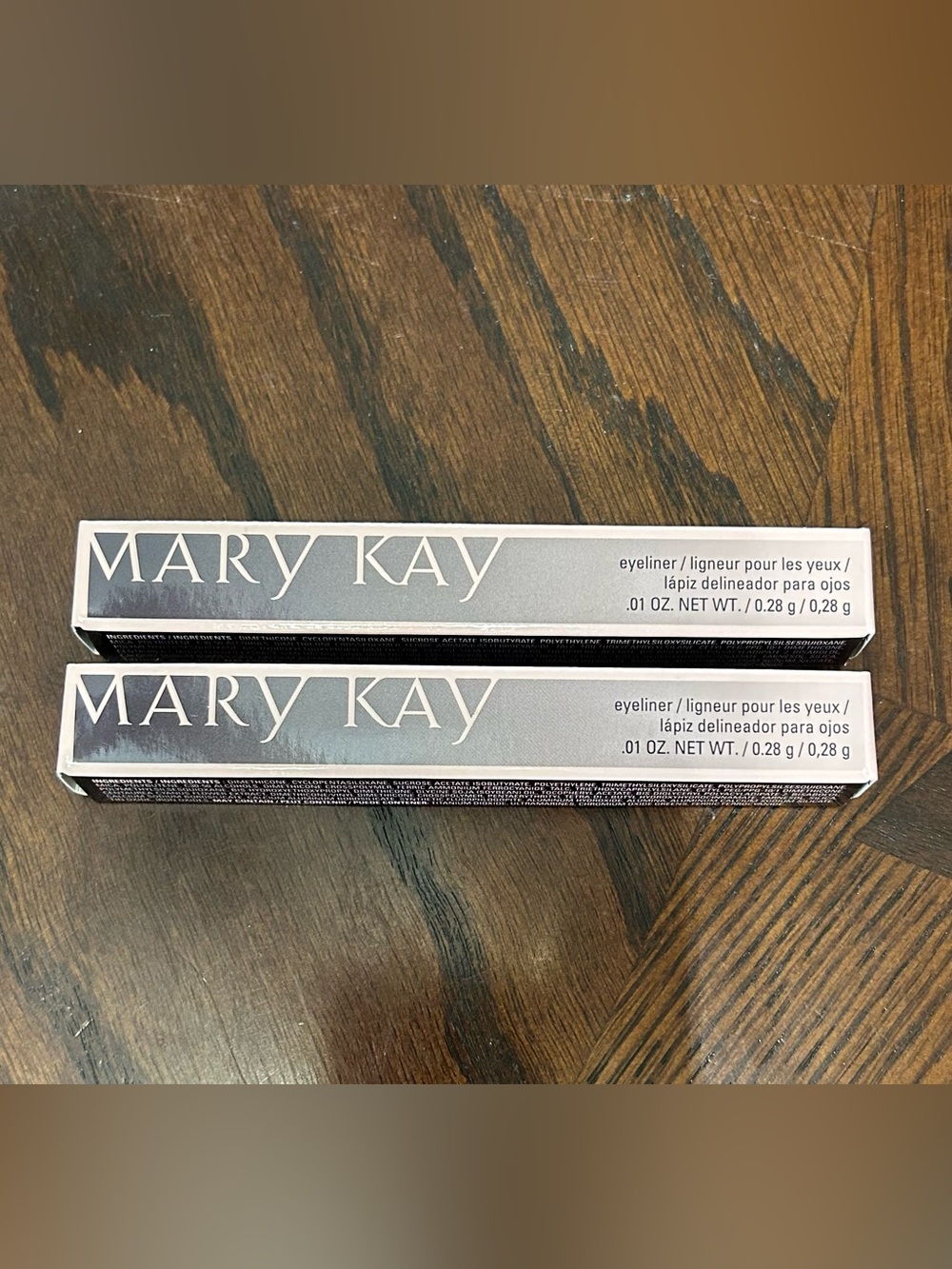 Mary Kay Eyeliner Pencil, Black Shade, 0.01 oz / 0.28 g Lot of 2 New with boxes.